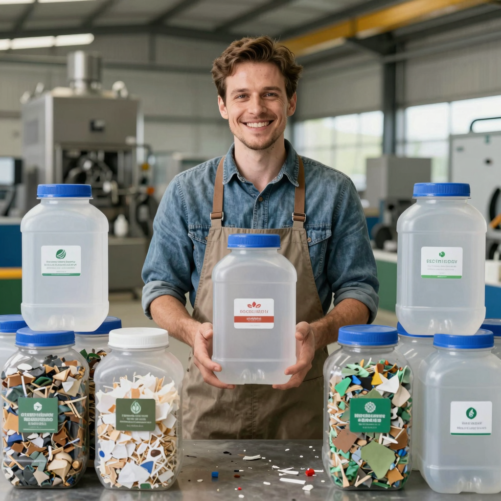 Eco-friendly plastic container manufacturing