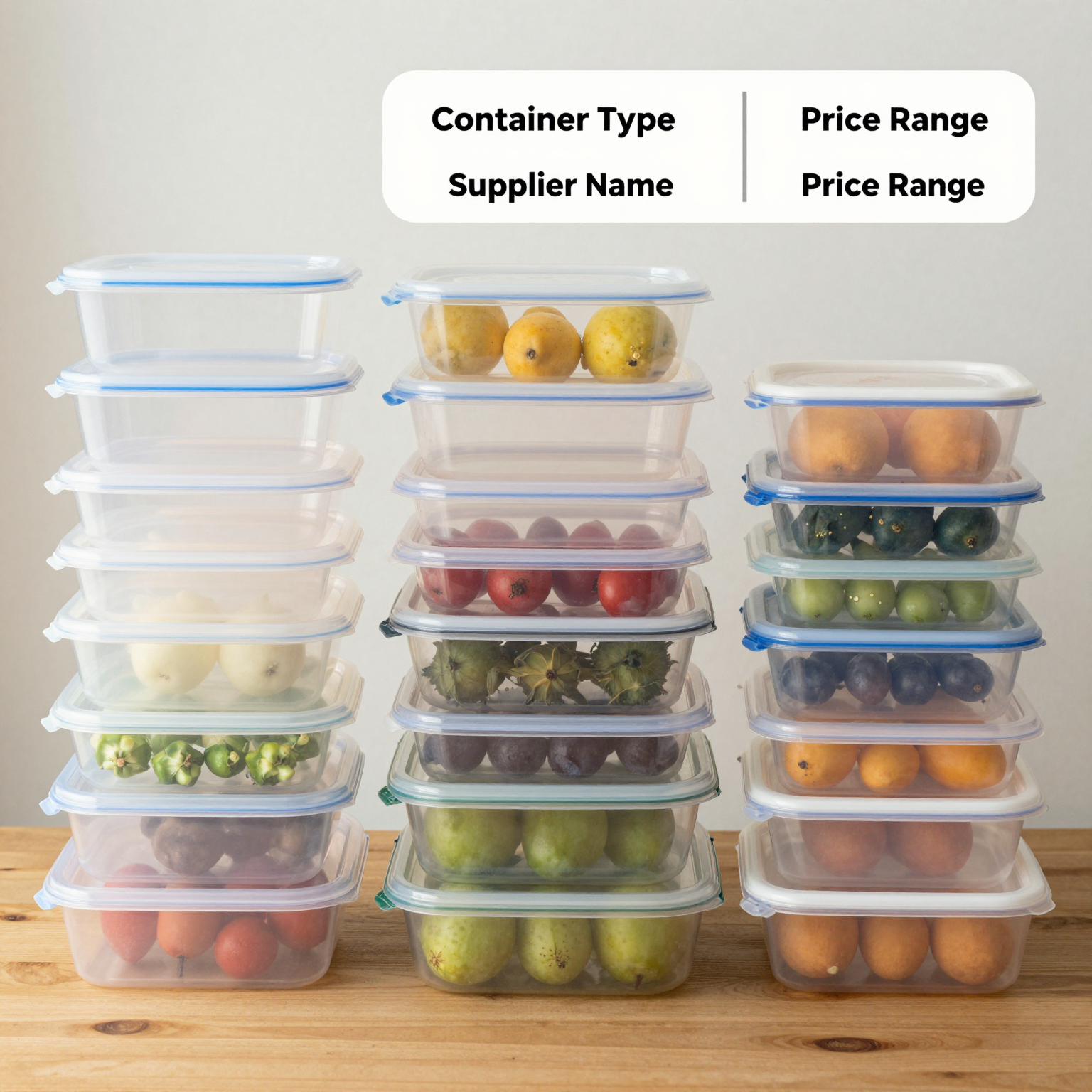 Plastic Food Container Prices