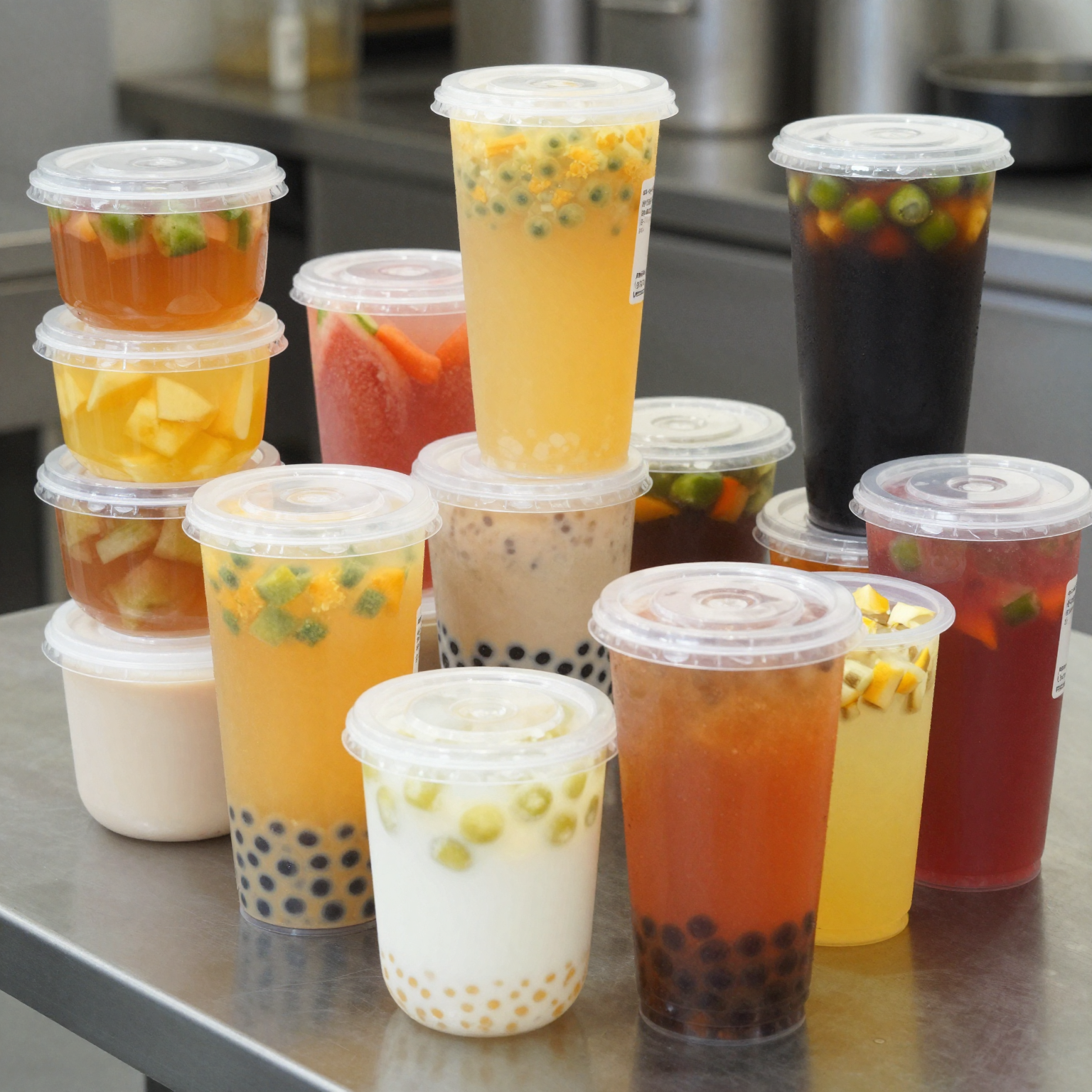 Plastic Food Storage Containers with Lids