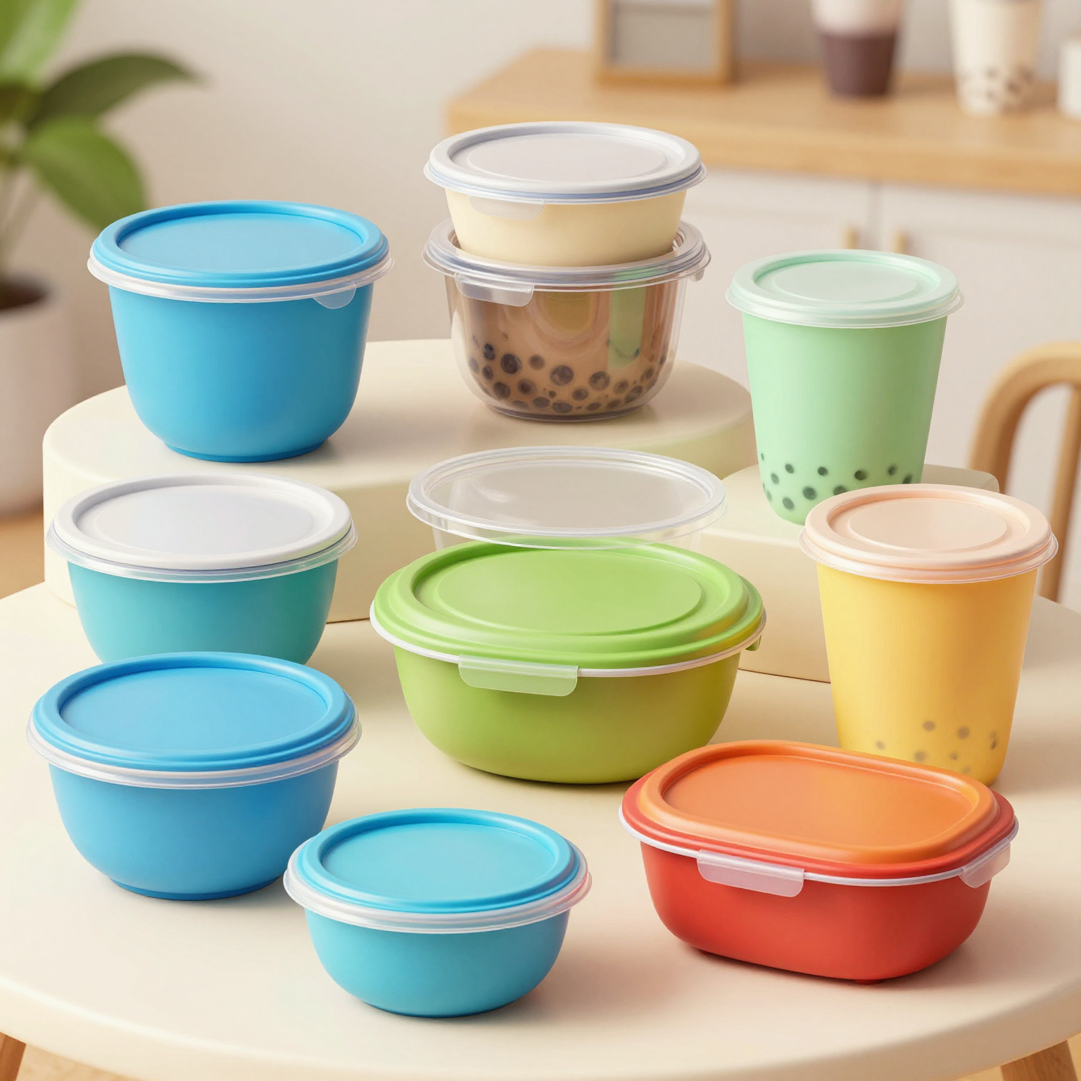 Variety of Plastic Containers