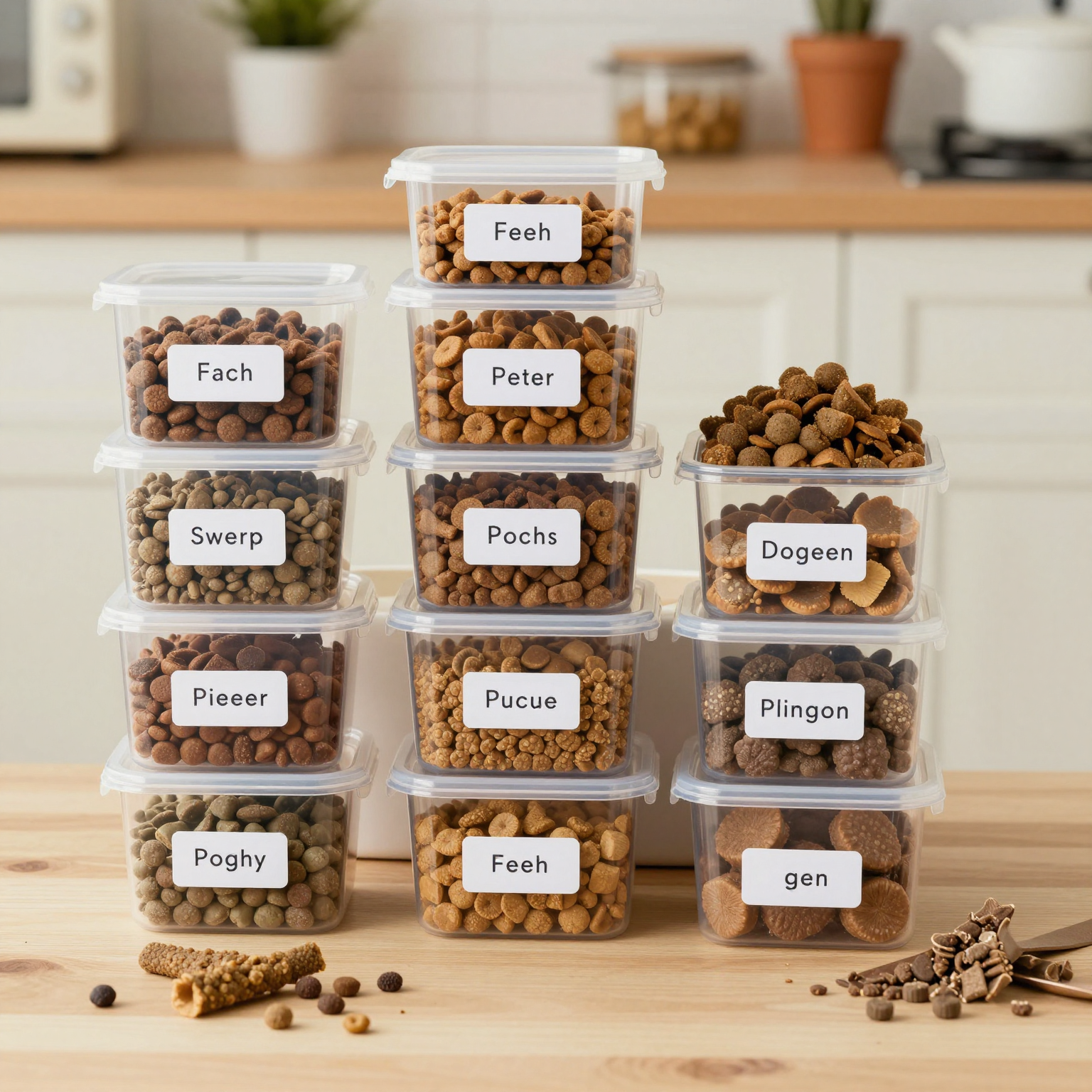 Organized Storage of Dog Food