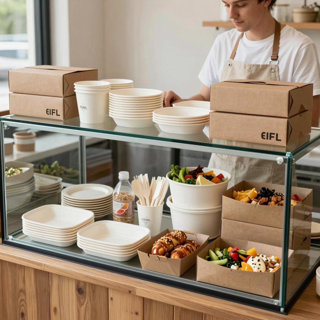 Takeaway Food Box Display
