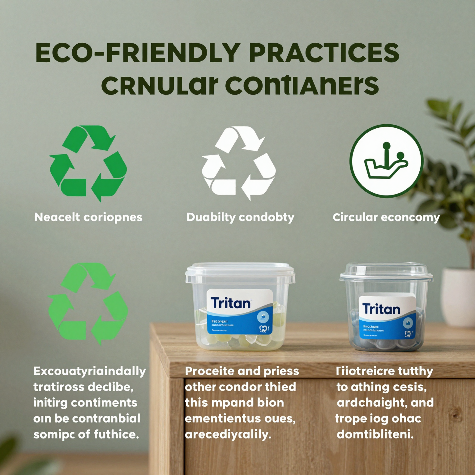 Eco-Friendly Tritan Containers