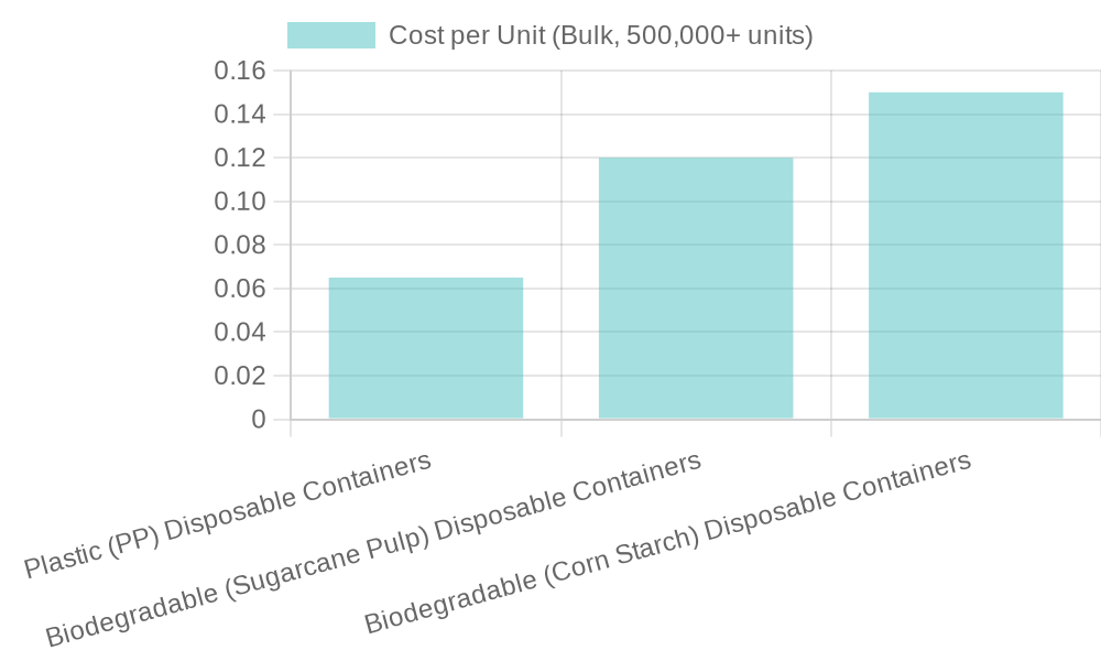 Cost Comparison of Disposable Containers