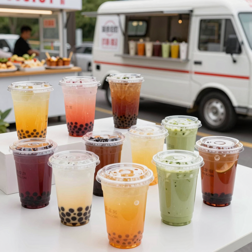 5 oz Clear Plastic Cups in Different Settings