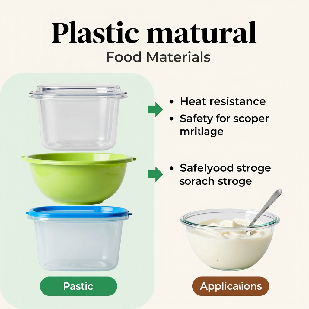 Comparison of Plastic Materials for Food Storage