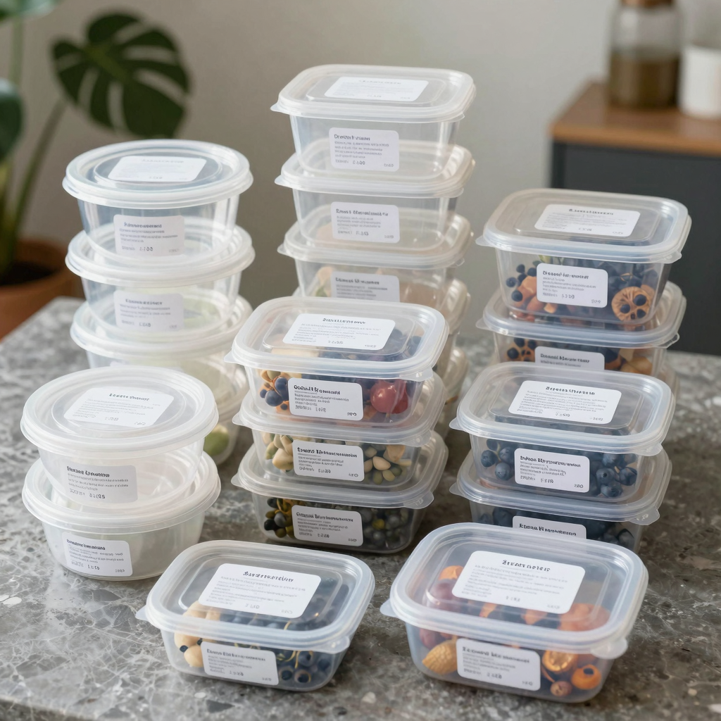 Clear 16 oz Plastic Food Containers