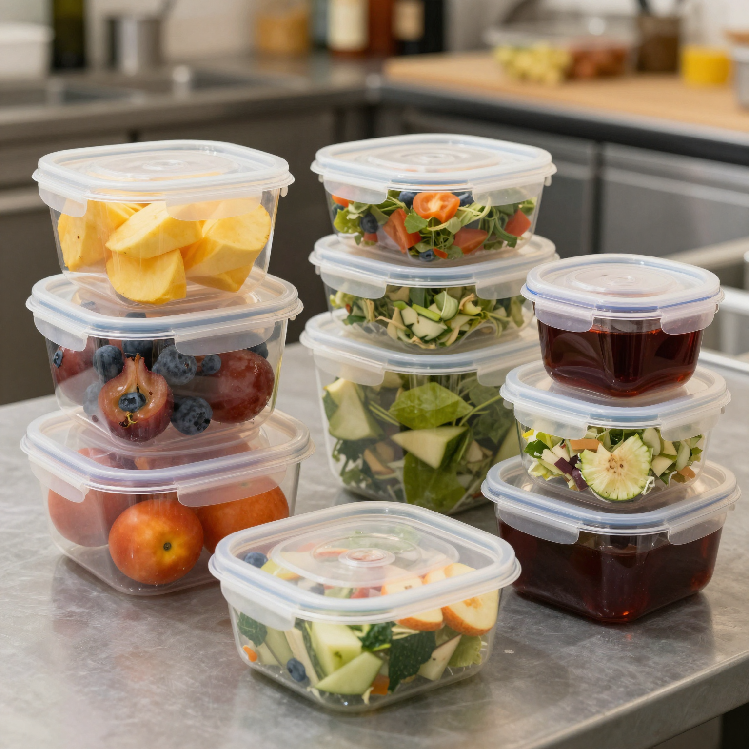 Clear Plastic Food Containers