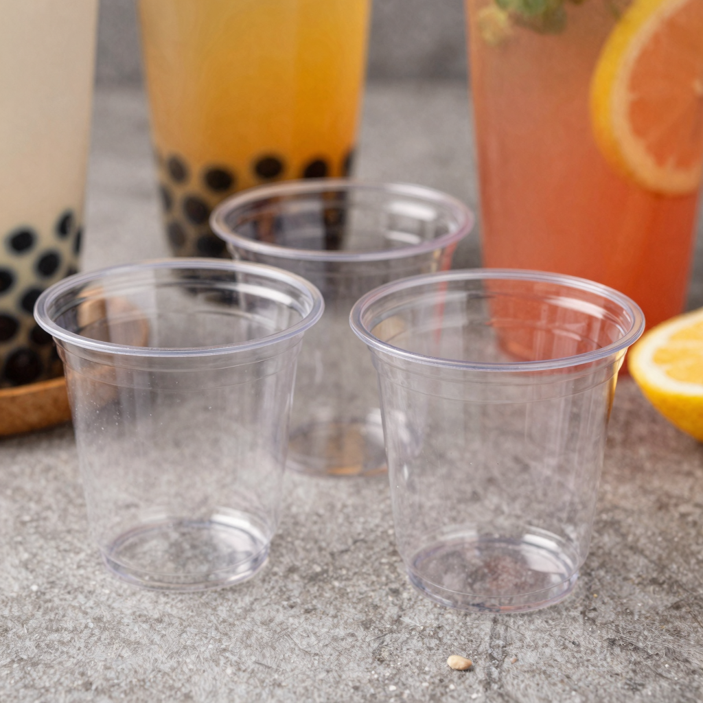 Clear Plastic Squat Cups