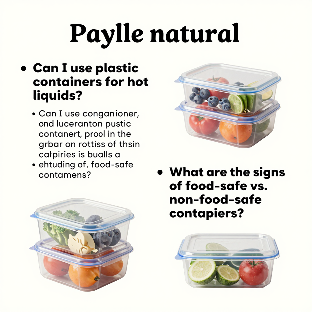 Food Safety in Plastic Containers