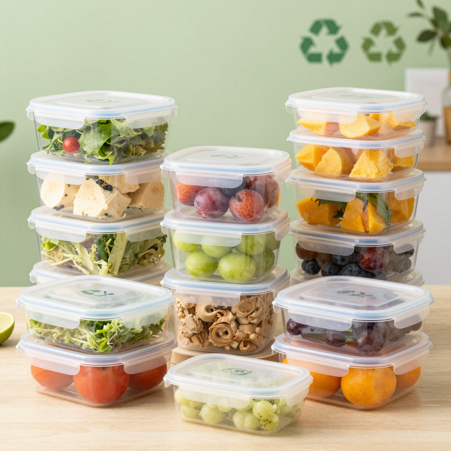 Large Clear Plastic Food Containers