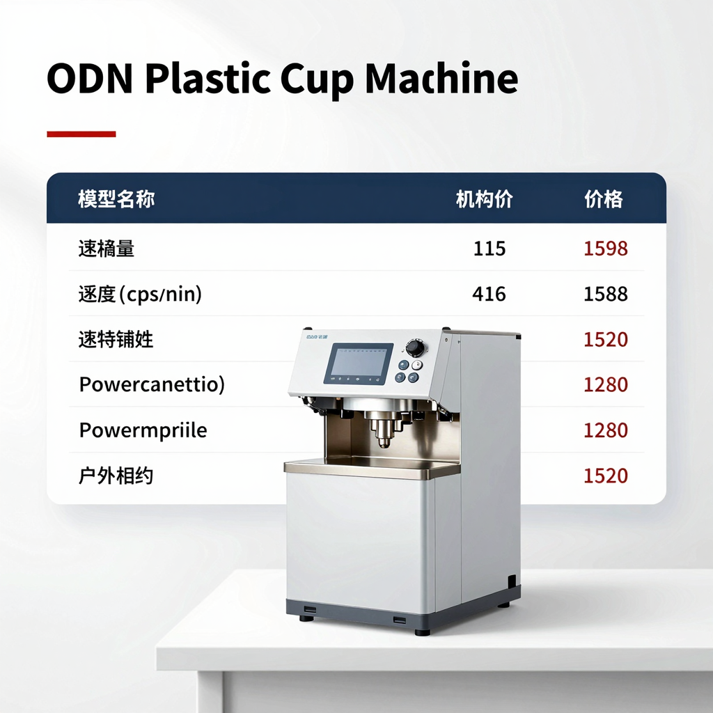 Comparison of ODM Plastic Cup Machines