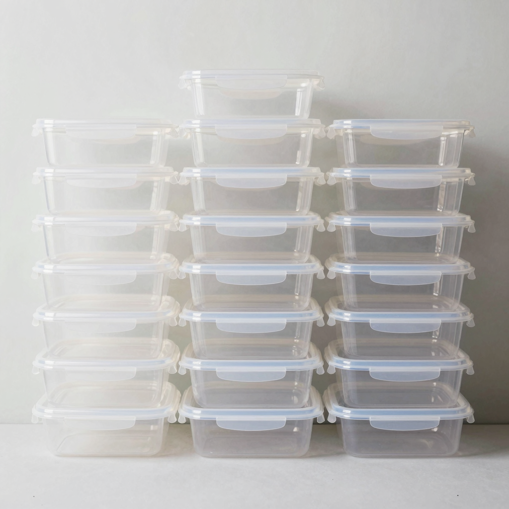 Organized Plastic Food Containers