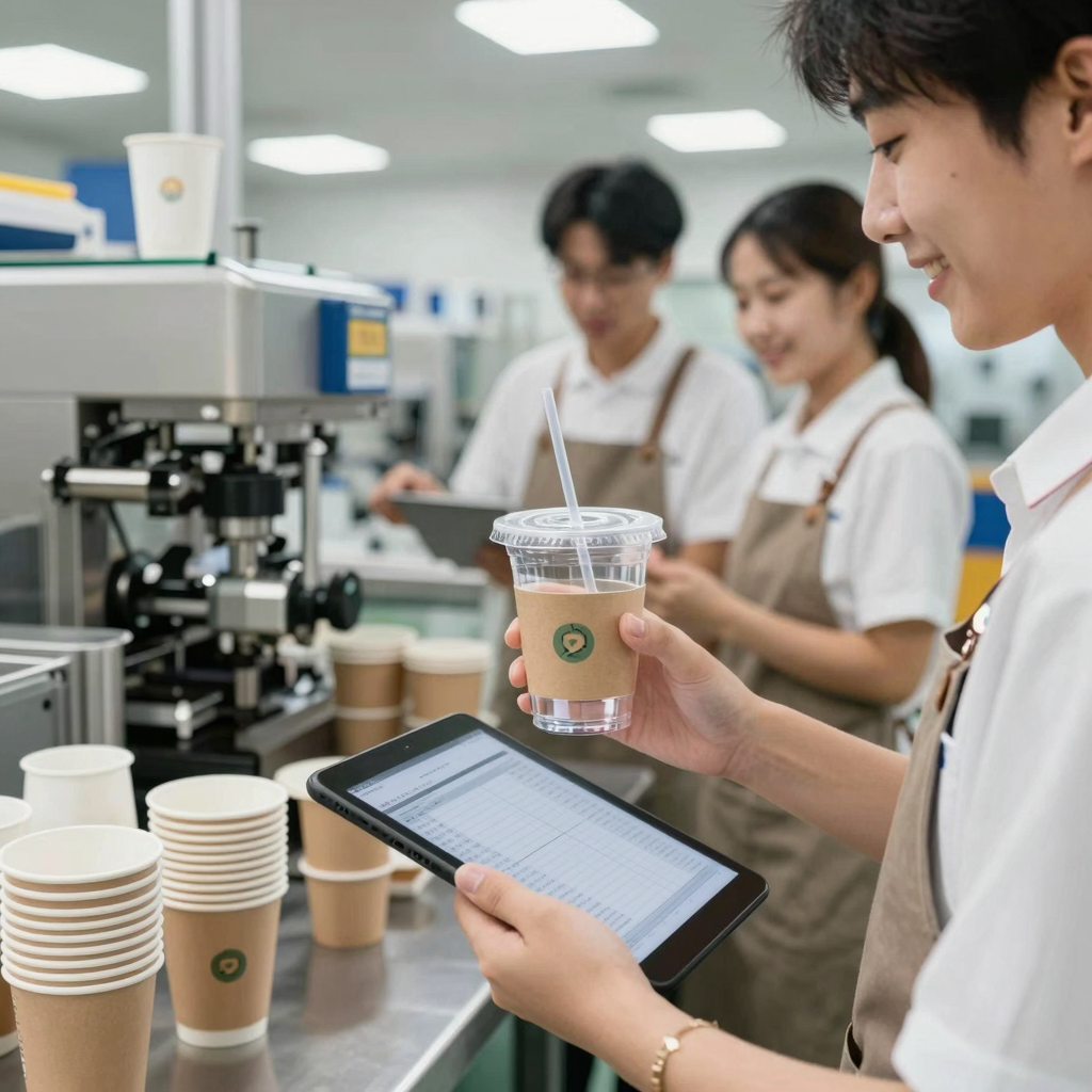 Our dedicated team and modern manufacturing facility working together to produce high-quality disposable tableware solutions.