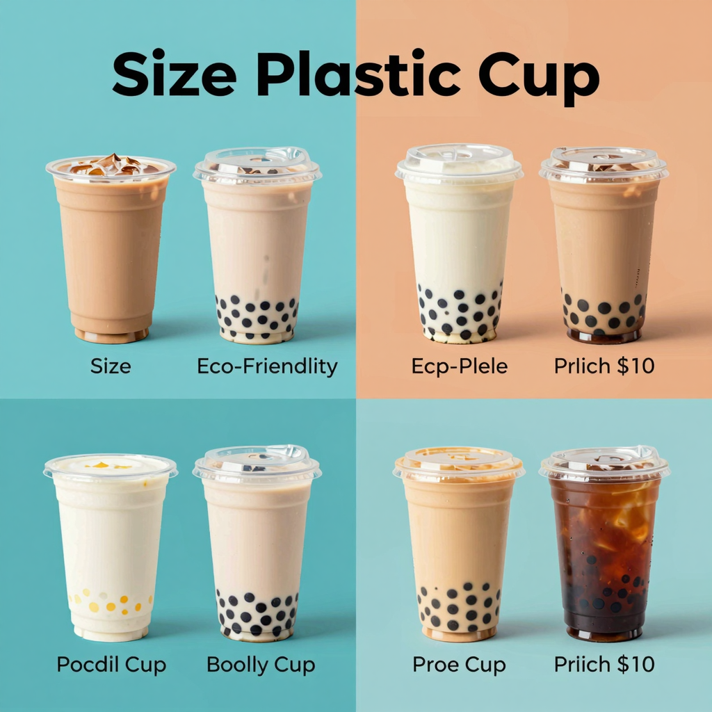 Comparative Infographic of Plastic Cups