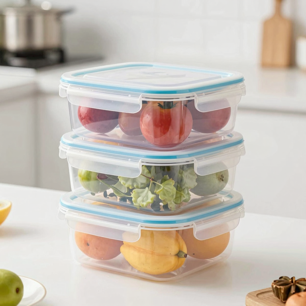 6x2x2 Plastic Food Storage Container