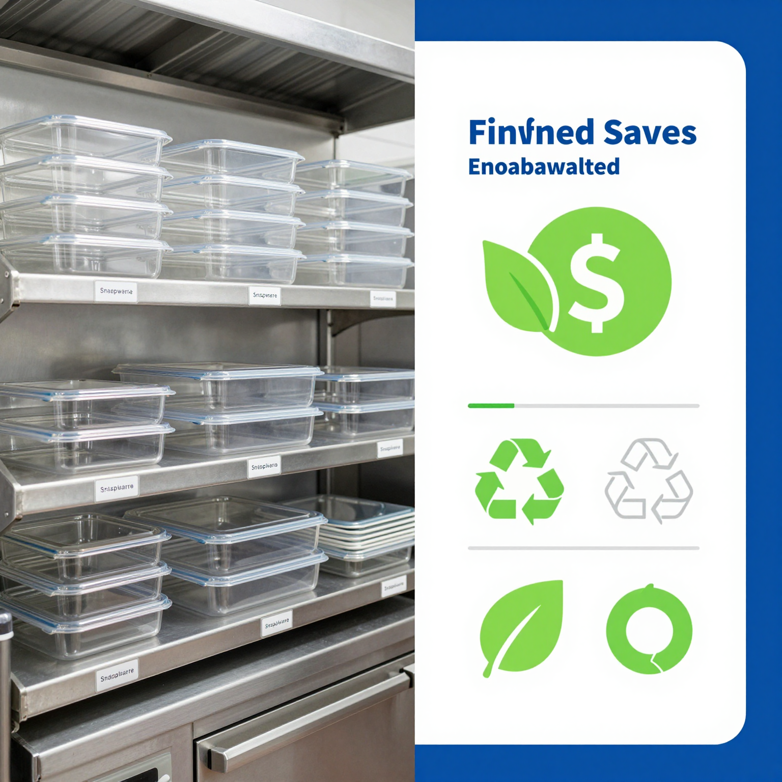 Snapware 4.7-Cup Storage Containers - Sustainability and ROI infographic
