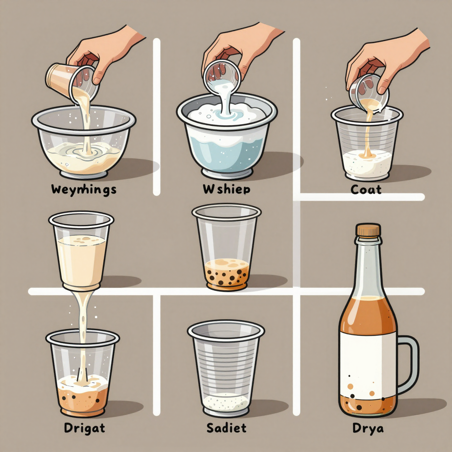 Washing Process for Disposable Plastic Cups