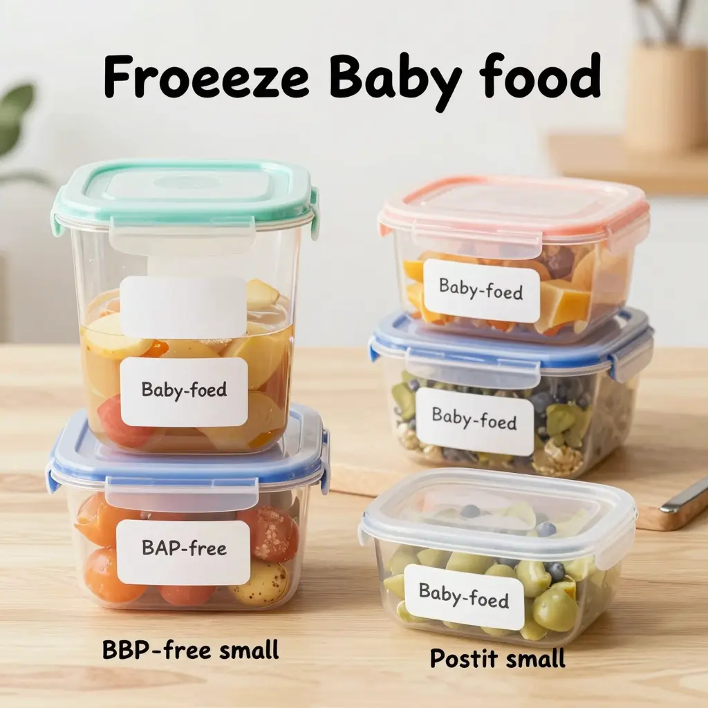 Proper Storage of Baby Food