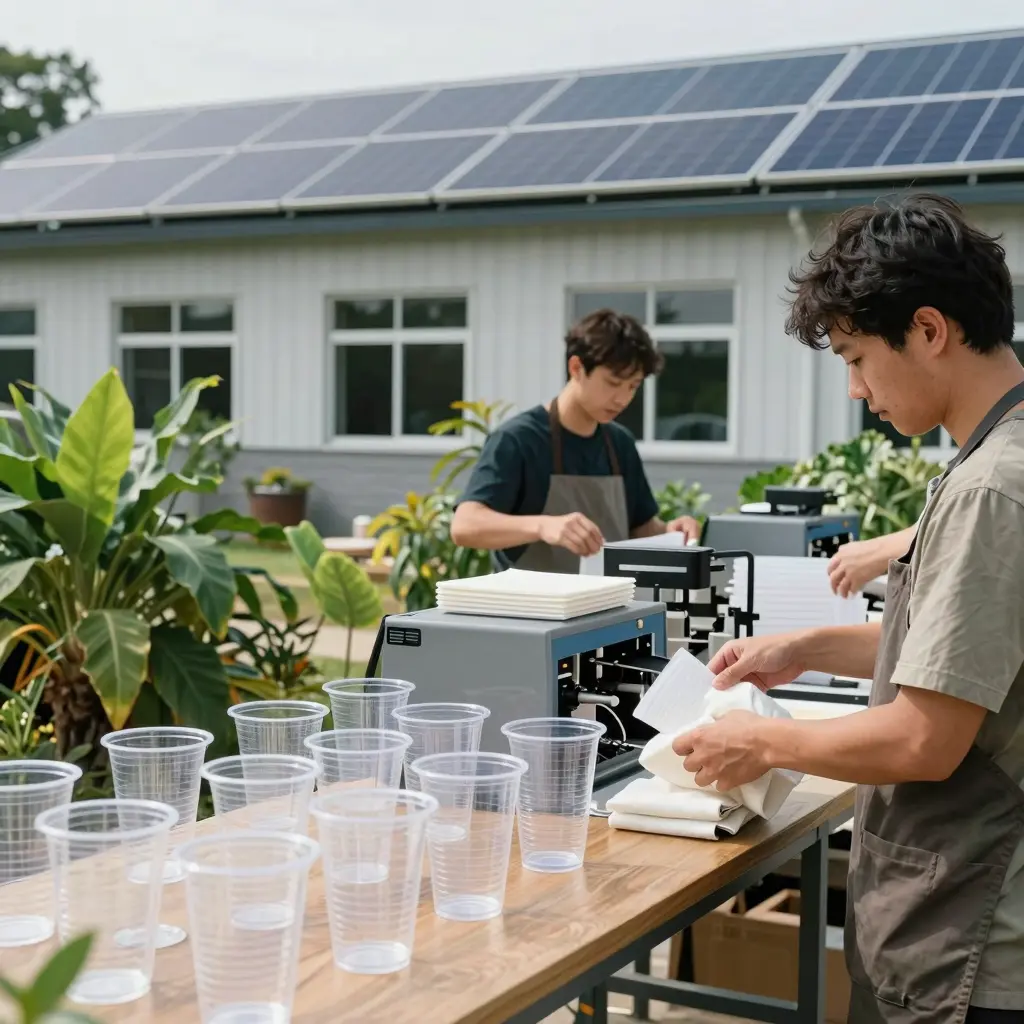 Eco-friendly manufacturing facility
