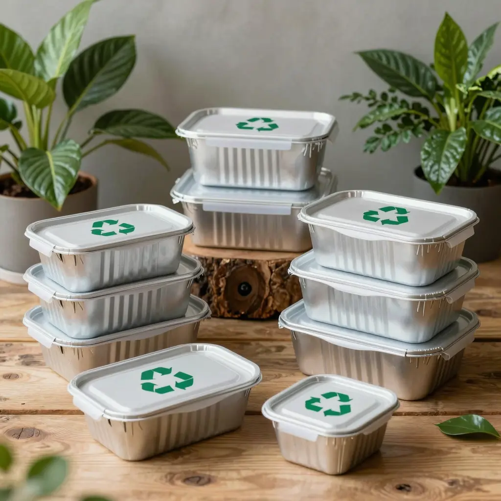 Eco-friendly Aluminum Food Containers