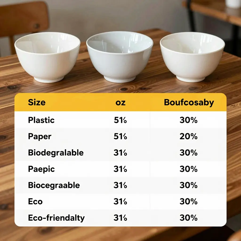 Disposable Soup Bowls Comparison