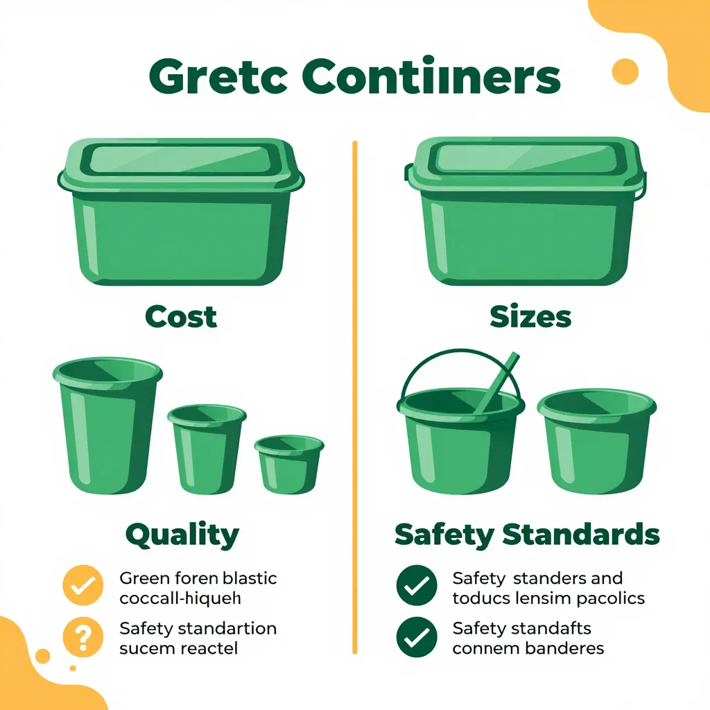 Comparison of Green Plastic Container Vendors