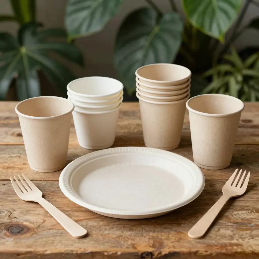 Eco-friendly disposable tableware and packaging