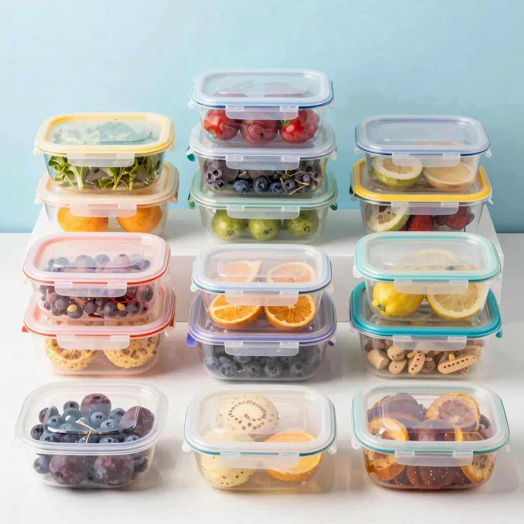 Various Plastic Food Containers