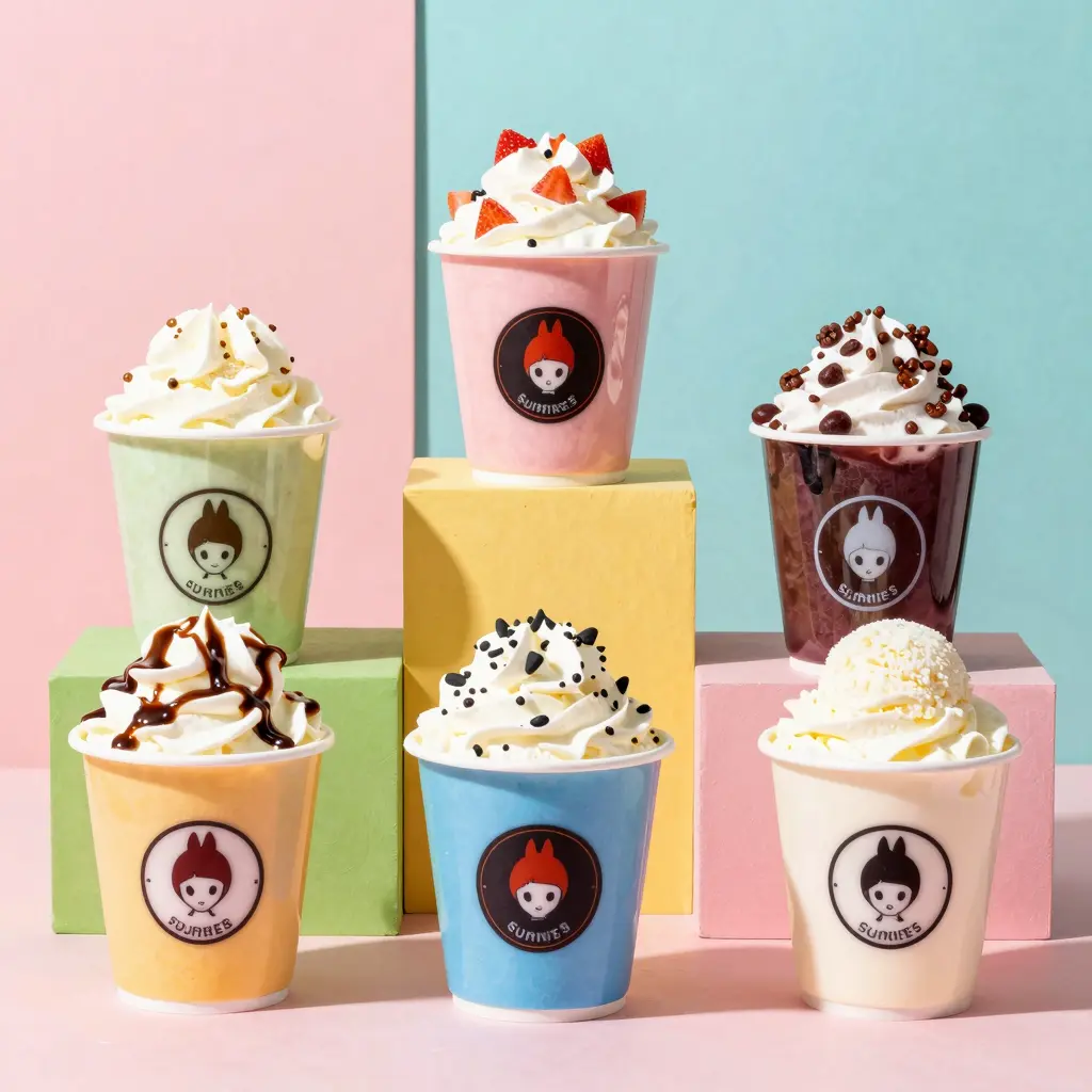 Customizable Disposable Sundae Cups