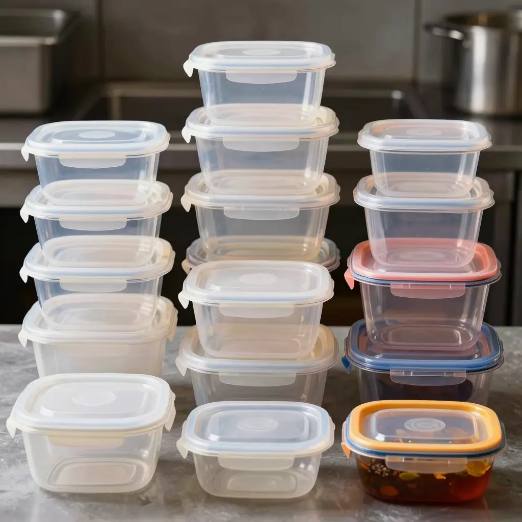 Different Styles of Plastic Food Containers