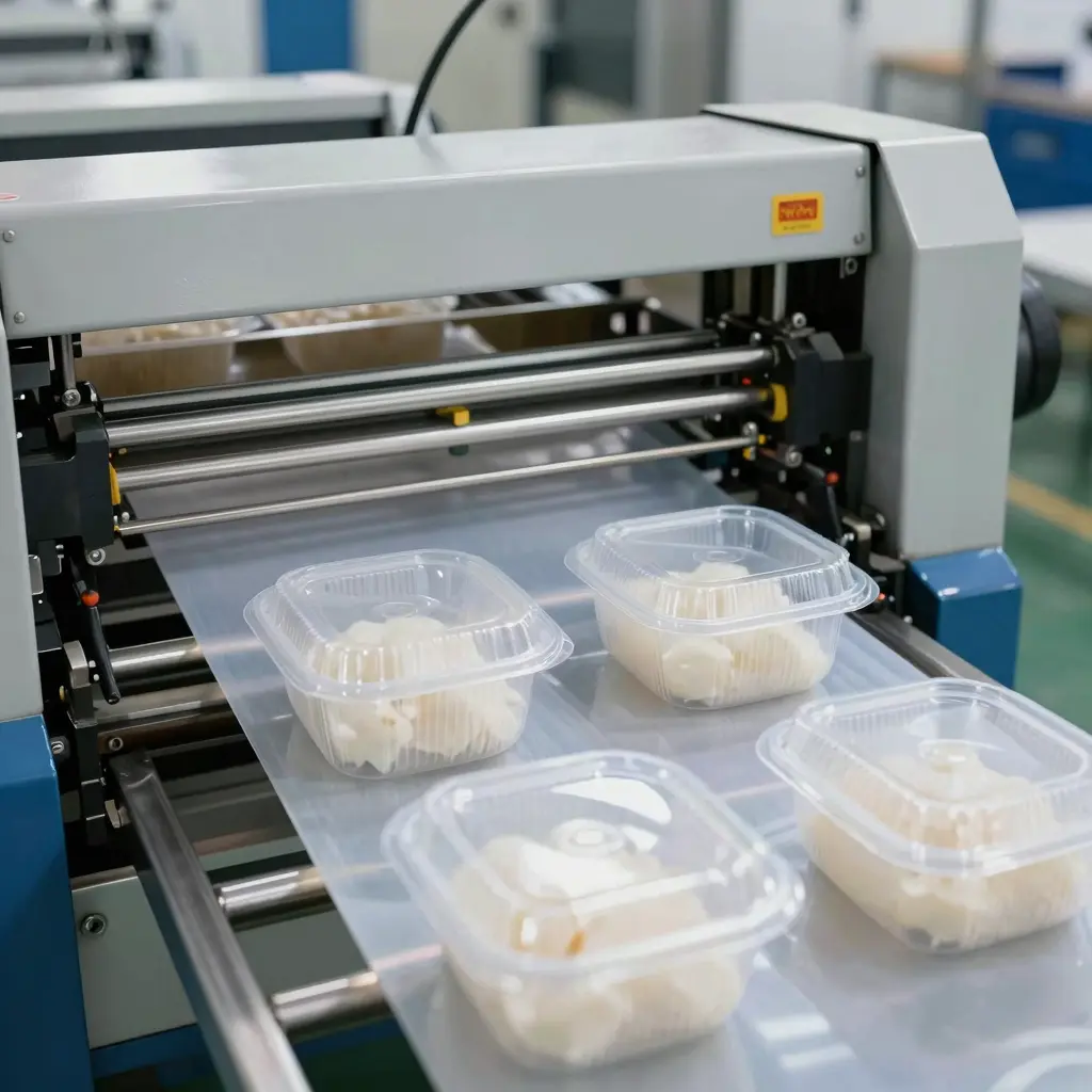 Thermoforming Machine in Action