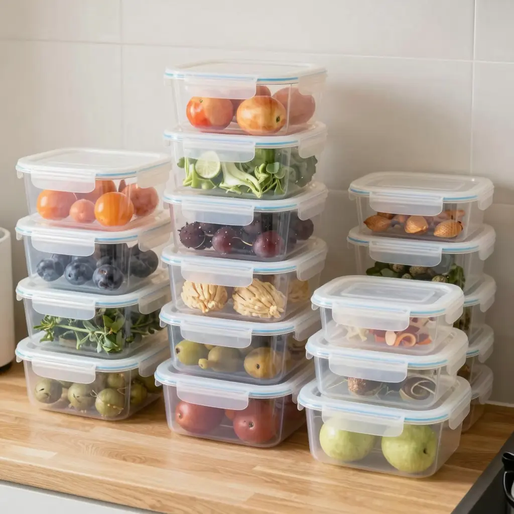Rectangular Plastic Containers