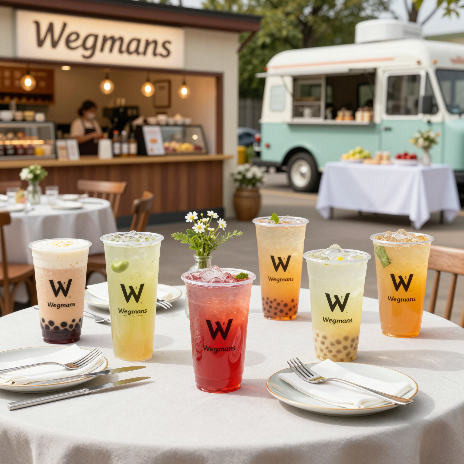Wegmans Clear Plastic Cups in Various Settings