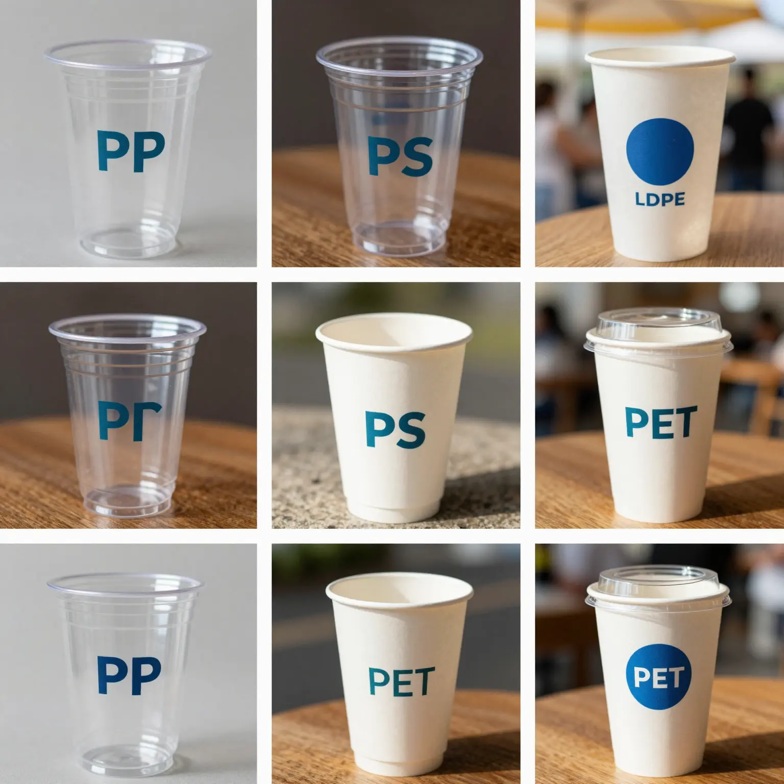 Various Disposable Cups
