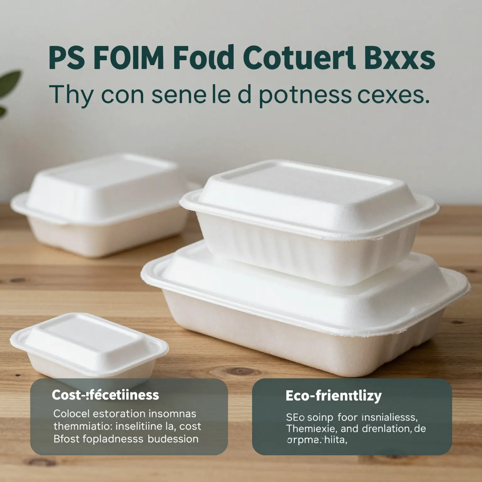 Benefits of Using PS Foam Food Containers