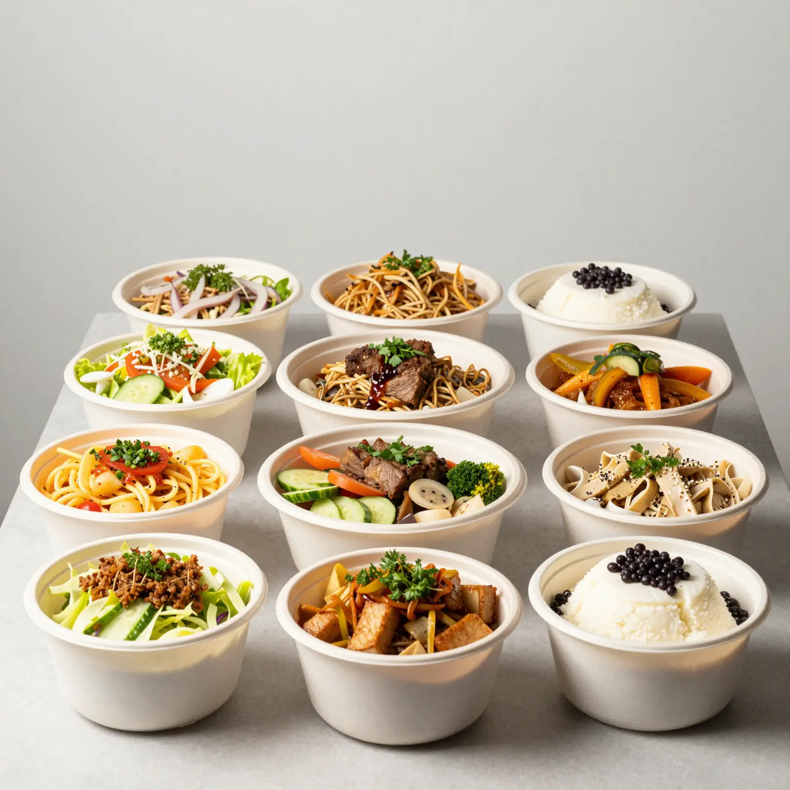 24 oz Plastic Disposable Bowls