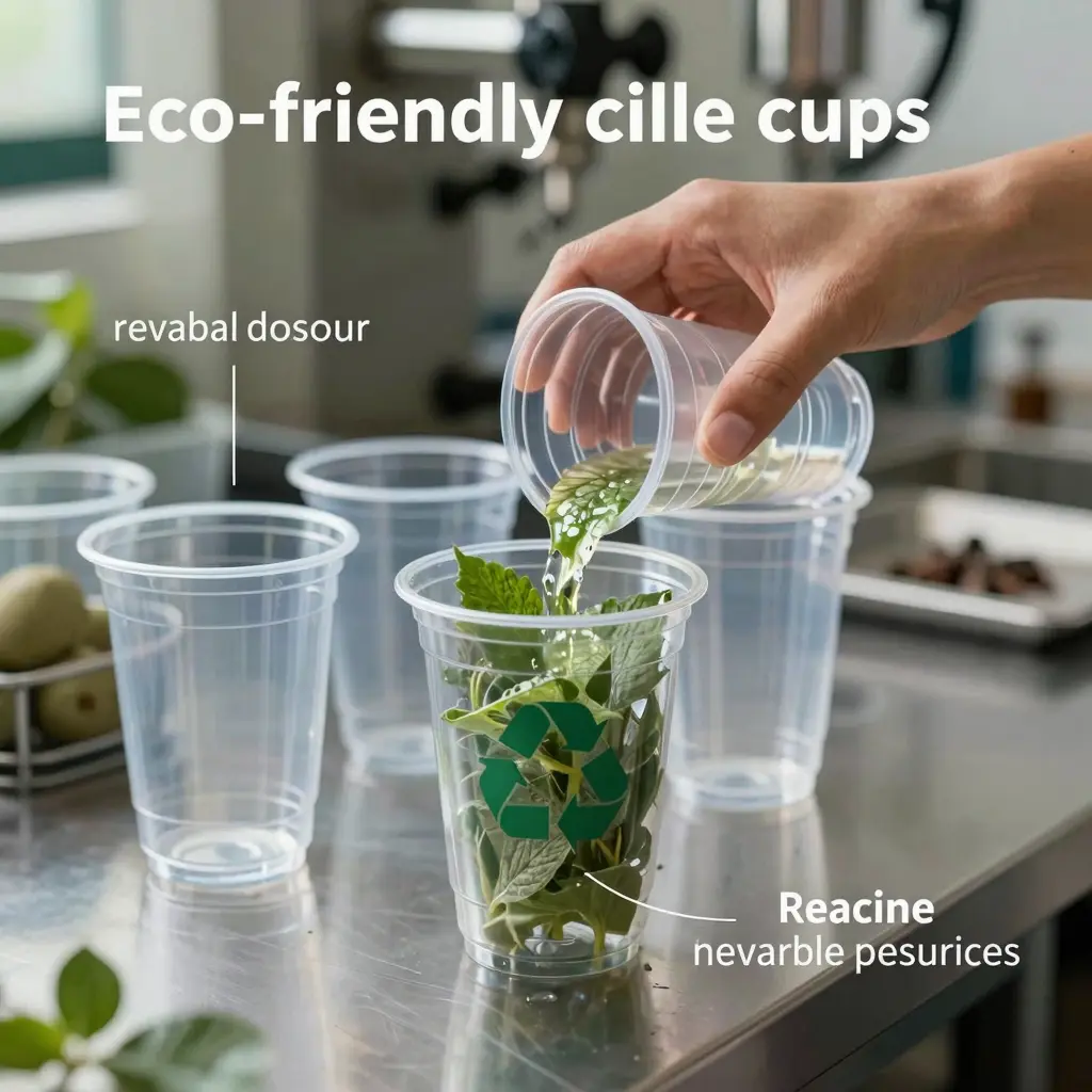 Eco-friendly disposable plastic cups manufacturing process