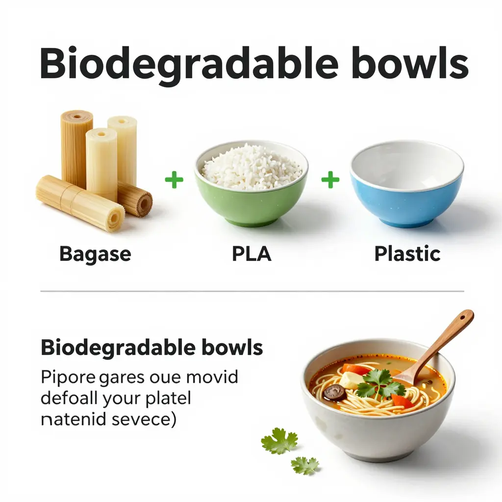 Eco-Friendly Disposable Bowls