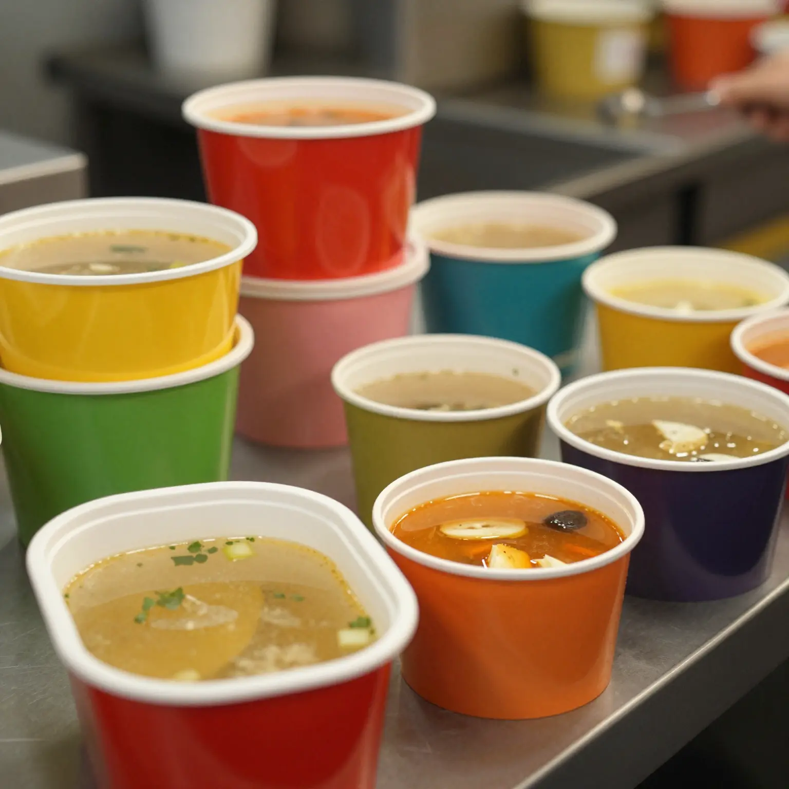 Disposable Plastic Bowls for Hot Soup